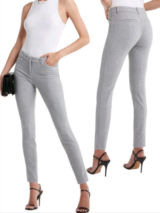 Express Pants - Express Sleek Skinny Mid Rise Pants Long